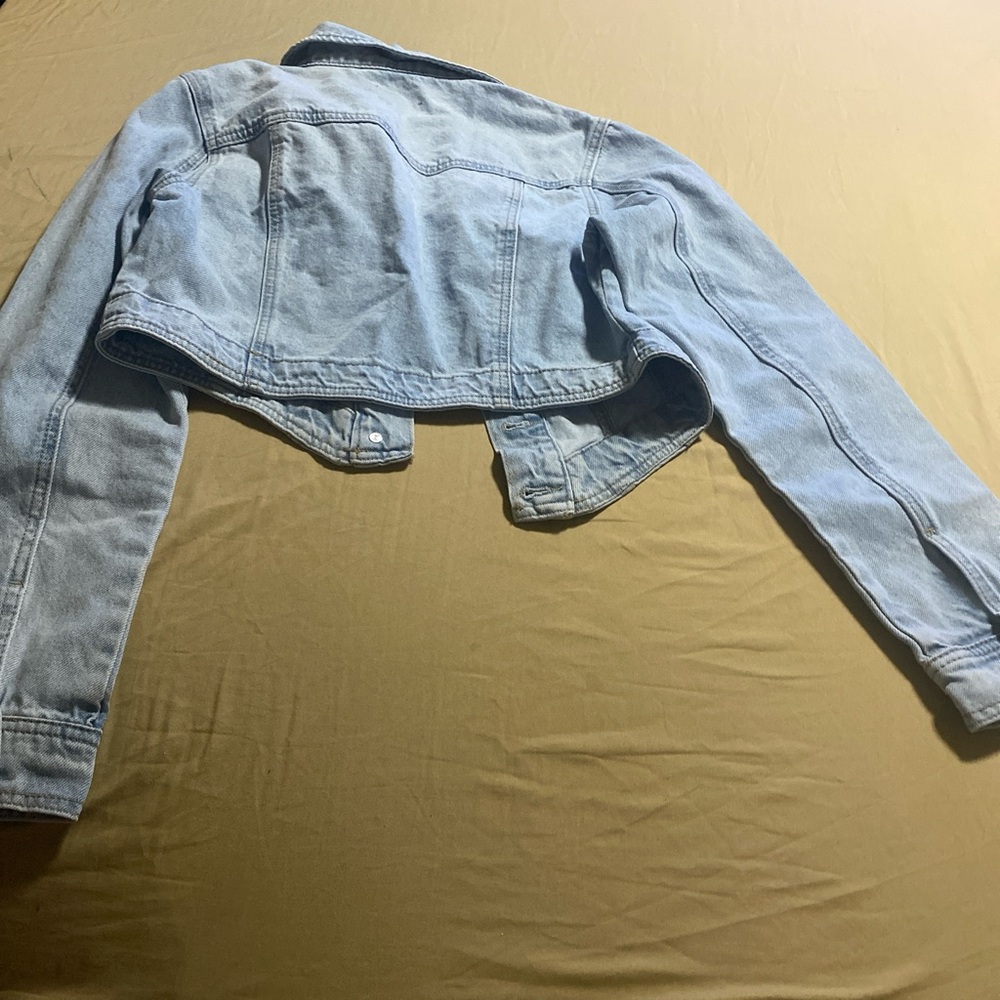 Forever 21 Light Blue Denim Jacket with Tag - Picture 4 of 4